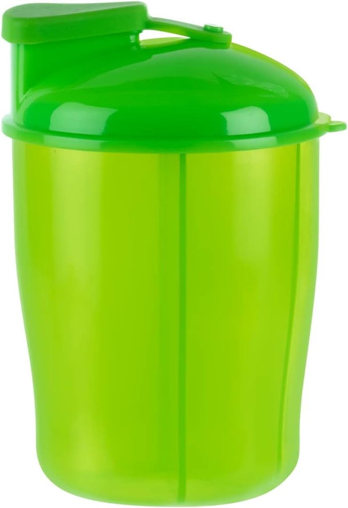 Organizador de vitaminas EZY DOSE, 6 grandes componentes, almacenamiento de vitaminas y medicamentos de 30 días, mantener las vitaminas y medicamentos en cheque, fácil de usar, verde, libre de BPA