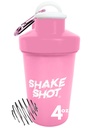 Rosa - 4oz Botella Mini Shaker para Pre Workout, Creatina, Pequeños Suplementos Scoop (No para Proteína) Clip &amp; Shaker Ball