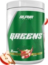 Supps alfa - Suplemento de verdes alfa ← Frutas " Vengetable Superfood Powder ← Más de 40 Ingredientes Naturales Basados en Plantas Anteriores Prebiótico " Apoyo Digestivo Probiótico Blend - 30 Servimientos (Apple Cinnamon)