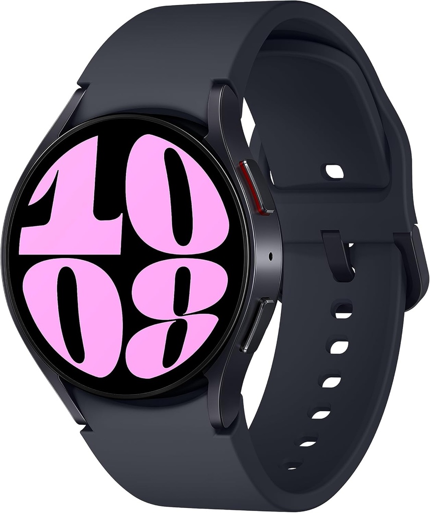 SAMSUNG Galaxy Watch 6 44mm Bluetooth Smartwatch w/ Fitness Tracker, Zonas de Recursos Humanos Personalizadas, Entrenamiento de sueño avanzado, Monitor de corazón, Sensor BIA, Pantalla más grande, Versión de Estados Unidos, Graphite (Renovado)