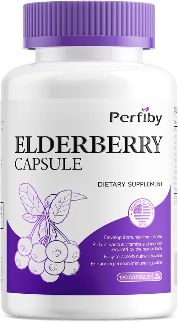 Cápsula de arándano con Magnesio y Vitamina C, D3 &amp; Zinc - Suplemento de soporte para adultos, 120 cápsulas, suministro de 60 días