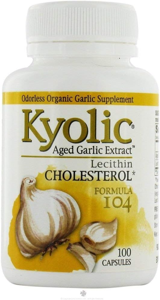 Kyolic #104 Extracto de ajo con tapa Lecithn 100 ( Multi-Pack)