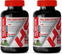 Suplemento de soporte cardiovascular - Complejo completo desintoxicación corporal 920 MG - Complejo de esteto de leche - 2 botellas 200 cápsulas