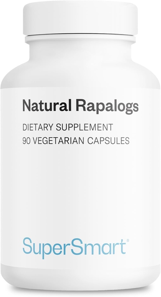 Supersmart - Natural Rapalogs (Advanced Formula) - with EGCg, Fisetin, Trans-resveratrol, Salicin, Curcumin Phytosome | Non-GMO & Gluten Free - 90 Vegetarian Capsules