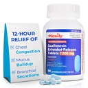 Lágrimas de hora, INC. Guaifenesin 1200 mg Tabletas extendidas de liberación - El alivio de la congestión del pecho expectorante para adultos - dura hasta 12 horas - 70 cuenta