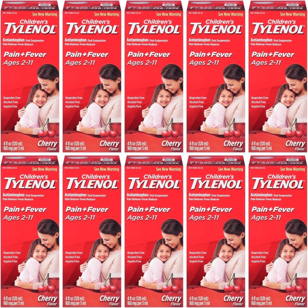 Tylenol Chld Cherry Liq Tamaño 4z Tylenol La suspensión oral de la cereza