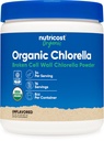 Nutricost Organic Chlorella Powder 8oz - 3000mg Por Serving - Non-GMO, Gluten Free
