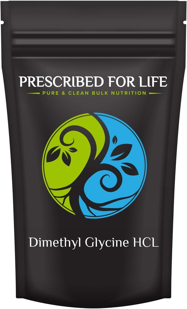 Prescrito para Life Dimethyl Glycine (DMG) Vitamina B16 Powder TEN Amino Acid Precursor TEN Energy and Immune System Booster TEN Natural, Gluten Free, Vegan, Non-GMO, 1 kg