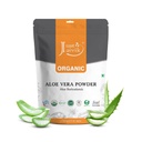 Justo Jaivik 100% orgánico Aloe Vera Polvo - 227g /0.5 LB USDA Certificado orgánico (Aloe Barbadensis)