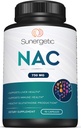 Premium NAC Suplemento N-Acetyl Cysteine – 750mg Por Capsule – Soporta Liver, Detox Immune, Celular &amp; Respiratory Health – 90 N Acetyl Cysteine Capsules