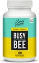 LIVELY VITAMIN CO. Busy Bee - Highly Bioavailable Vitamin B Complex with Choline - Energy - Stress - Brain Fog - Mental Clarity - Oxidative Damage - Dairy Soy Gluten Free - 180 Vegan Capsules