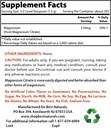 Polvo de citrato de magnesio 1 Libra &amp; magnesio Glycinate 425 mg