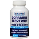 Suplementos de serotonina y dopamina con mood Probiotic, 5in1 Soporte para (1) Dopamine (2) Serotonin (3) Mood (4) Relax (5) Focus " Brain, 60 cápsulas