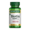 Nature's Bounty Biotin Hair Skin and Nails Vitamins, Supports Healthy Hair, Skin and Nails, 10,000 mcg, 120 Softgels (Pack of 1)