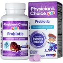Physician's CHOICE Probiotics for Kids - 7 Diverse Strains, Organic Prebiotics, Vitamins & Minerals - Clinically Studied L. Rhamnosus GG - Immune & Digestive Support - No Sugar or Artificial Dyes