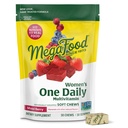 MegaFood Multivitamin for Women, One Daily Multivitamins, Soft Chews with Folate, Methylated B12, Vitamin B6, Biotin, Vitamin D3, C & A - Mixed Berry Flavor - Vegetarian, Non-GMO - 30 Chews