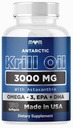 Dr. JOEL'S MOM NUTRIX Antártico Krill Oil Supplement - 150 Softgels - Alta Absorción EPA, DHA, Astaxanthin & Phospholipid - No Fishy Aftertaste Like Fishy Oil - Made in USA