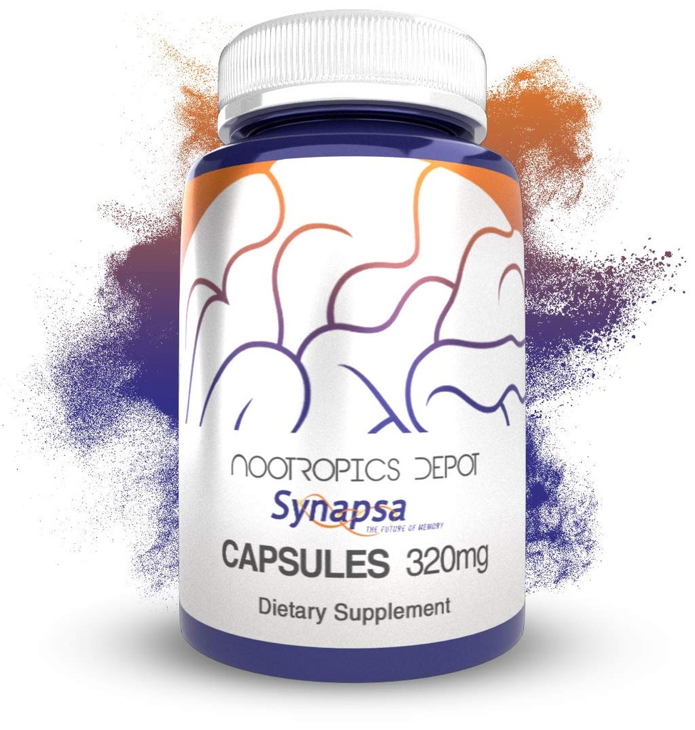 Nootropics Depot Synapsa Bacopa Monnieri Capsules Silencio 320mg Silencio 60 Conde Silencio Extracto de plantas enteras Silencio Ayurveda Suplemento Silencio Adaptogen Herb Silencioso para mejorar el aprendizaje, la memoria y el rendimiento mental