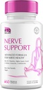Nerve Salvador para Neuropatía 828mg, Advanced Nerve Support Suplemento, Renew for Healthy Feet, Best Regen with Alpha Lipoic Acid, Vitaminas D, B6, B12-60 Capsules