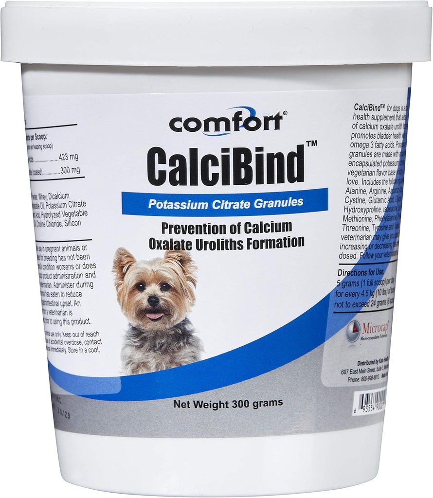 Kala Health Potassium Citrate Microencapsulated Granules Supplement for UTI Treatment, Inhibits Urinary Stone Formation in Dog and Cats