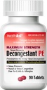 HealthA2Z® Decongestant PE ← Phenylephrine HCl 10 mg peru Maximum Strength ← Non-Drowsy Nasal & Sinus Congestion Relief Debido a las alergias frías (90 Conde (Pack of 1))