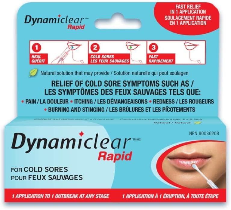 Tratamiento de la úlcera fría para los lápices, una sola aplicación natural de una sola dosis Topical One Dose Fever Blister Medication ← One Application per Outbreak