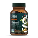 Gaia Herbs Metabólica Activador - Suplemento de Energía Natural para Metabolismo Apoyo - Hecho con Panax Notoginseng &amp; Astragalus Extract - Libre de Dairy, Soy & Gluten - 60 cápsulas (60 piezas)