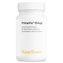 Supersmart - Super Shilajit 500mg por día (High Potency) - PrimaVie Shilajit Suplemento - Himalayan, Purified &amp; Organic Shilajit ← Non-GMO & Gluten Free - 60 cápsulas vegetarianas