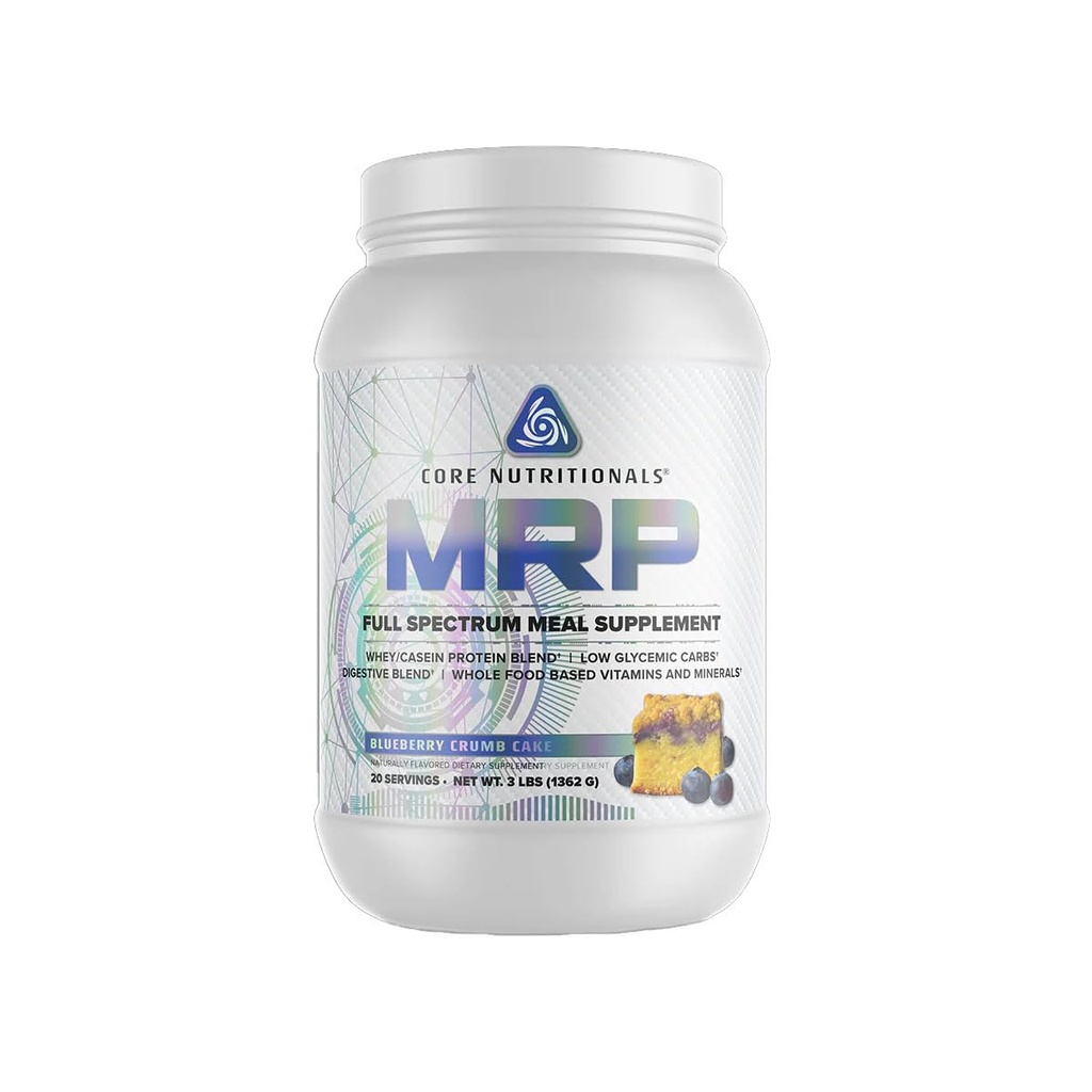 Nutriciones básicas Platino MRP Reemplazo completo de la comida del espécimen, liberación sostenida para todo el día Aminoácidos Soporte, 27G Proteína, 20 Servimientos (cama de morada)