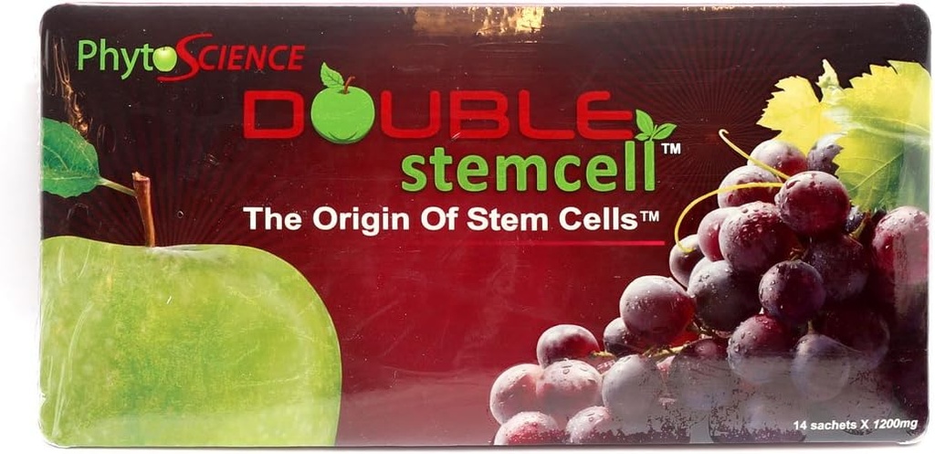 Fitociencia doble células madre anti envejecimiento suplemento Acai Berry Extract Blueberry Reducir las arrugas Poros Pimples Fine Lines Skin Texture (14 Sachets)