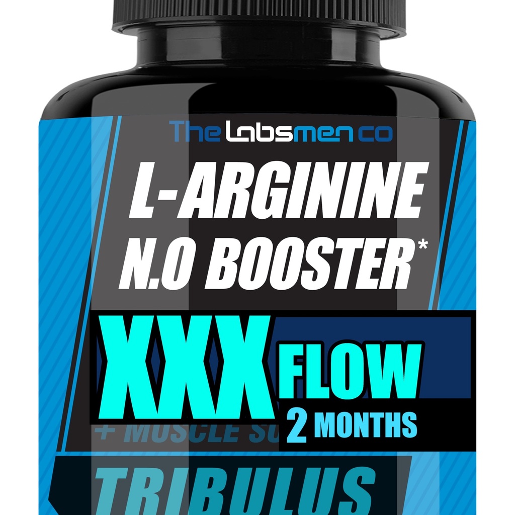 L Arginine Nitric Oxide Suplementos para Hombre - Happy Wife, Happy Nights Ayuda Aumentar la circulación de flujo sanguíneo, Muscle Pump Pre Workout, Male Endurance w/Tribulus - 2 Mons