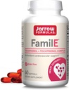 Jarrow Formulas Famil-E - Promotes Heart & Cardiovascular Health - Contains All Eight Members of the Vitamin E Family - Rich in Gamma Tocopherol & Tocotrienols - 60 Softgels