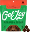 Get Joy Digestion Chews, Gut Health Supplement for Dogs, Vet Recommended Soft Daily Digestive Health & Immune Support with Prebiotics, Probiotics & Postbiotics, Made in USA, 90 Count