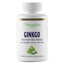 Herbs paradisiacos Ginkgo Biloba Extract, Super Potent, Ultra Pure, Vegan, Non GMO, Gluten Free, 120 Vegetarian Capsules