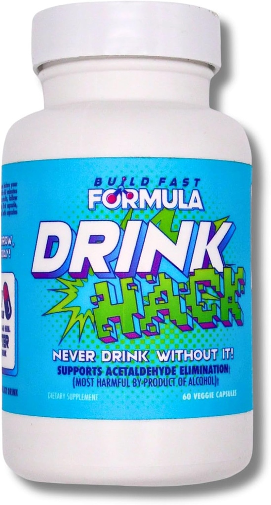DRINKHACKTM apoya la eliminación del acetaldehído - Pantetina de Pantesin, Ginseng Panax, vitaminas B - 30 Actuaciones