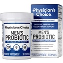 Probióticos de elección de doctorado para hombres - 70 billón CFU - 8 estrados - w / selenio " Prebióticos orgánicos - Apoya Salud Digestiva, Microbioma, Colon, " Salud Inmunitaria - Probiótico de hombres avanzados - 30ct
