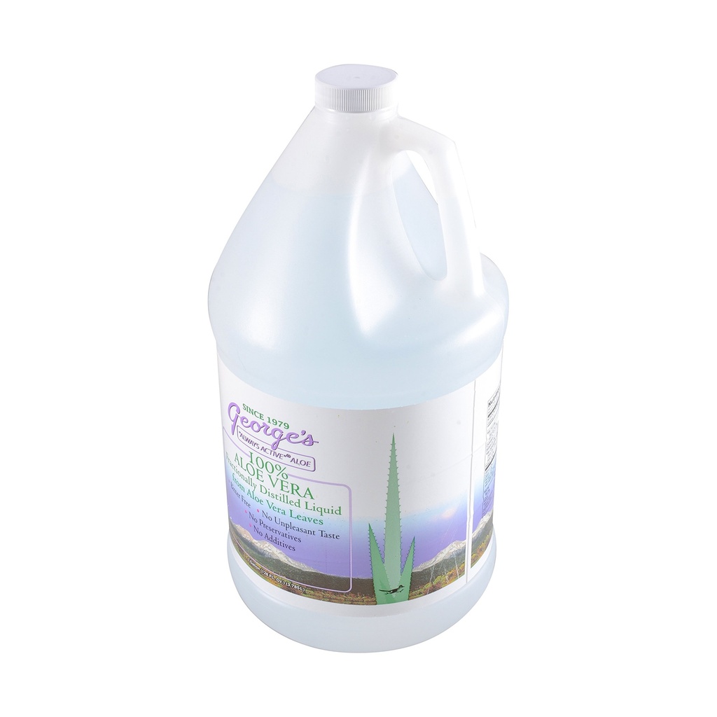 El suplemento líquido de Aloe Vera de George, 128 oz