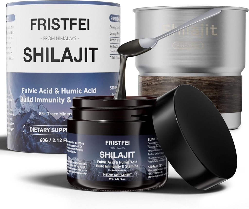 100% puro Shilajit Resin - Orgánica Himalayan Shilajit para Hombres " Las mujeres permanecen ricas en ácido fúlvico " 85+ Trace Minerals ¦ Shilajit Pure Himalayan Organic