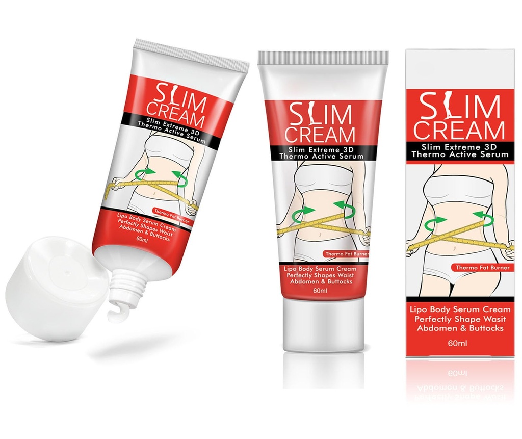 Todo Natural Slim Firming Body Massage Cream Fat Burning Weight Pérdida Crema de masaje para la cintura, Belly, Butt y Thighs
