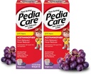 Alimentador de Dolor Infantil/Reductor de Fiebre con Suspensión Oral de Acetaminofeno, Edades 2-11, Alcohol Cero o Aspirina o Ibuprofeno, Sabor de uva, 4 fl oz (2 Pack)