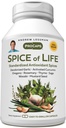 ANDREW LESSMAN Spice of Life 240 Capsules - Eight Scientifically Established Extracts, Concentrates. Especies de promoción de la salud. Ajo, Curcumina, Orégano, Rosemary, Sage, Thyme, Mustard Seed, Wasabi