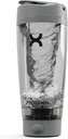 Promixx PRO Shaker Bottle New Edition – recargable, potente para smooth Protein Shakes – incluye el almacenamiento de suplementos, BPA Gratis, 20oz Cup, Cool Gray