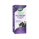 Camino de la Naturaleza Sambucus Alpha CF Flu Relief* Elderberry Syrup con Sambucus nigra 3X y Alpha CF, Alivia los síntomas de la gripe*, 4 Fl Oz (Paquete May Vary)