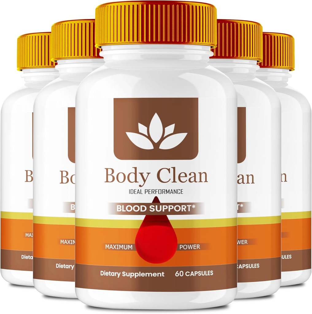 Pilles limpias del cuerpo, BodyClean Supplement Capsules - Maximum Strength, Body Clean All Natural Formula Pills, BodyCleanse Glyco Optimizer Complex, BodyClean Health Support Reviews (5 Pack)