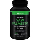 ML Naturals Saw Palmetto 1000 mg 120 Vegan Capsules. 3 en 1. Calidad Premium con Octacosanol &amp; Maca. Prostate, Urinary Health, Circulatory Health, Natural Energizer, NSF-Certified " cGMP-Compliant