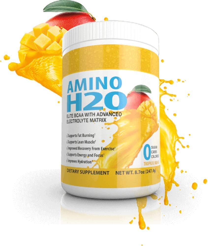 Amino H20 (BCAA Suplemento TENIDO Energía Natural TENIDO Cero Caffeine TENIDO Cero Azúcar TENIDO Cero Calories TENIDO Recuperación Natural ANTE Cero Glután ANTE Cero Cero Carbs ANTE Cero Productos Animal)