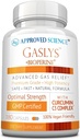 Gaslys de Ciencia Aprobada - Tracto Digestivo, Gas y Stomach Suplemento - con Artichoke Powder, Ginger, Fennel Seed - 180 Conde - Pack de 1