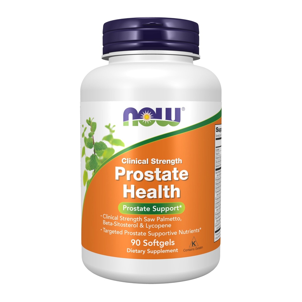 AHORA Suplementos, Salud de la próstata, Fuerza Clínica Palmetto, Beta-Sitosterol & Lycopene, 90 Softgels