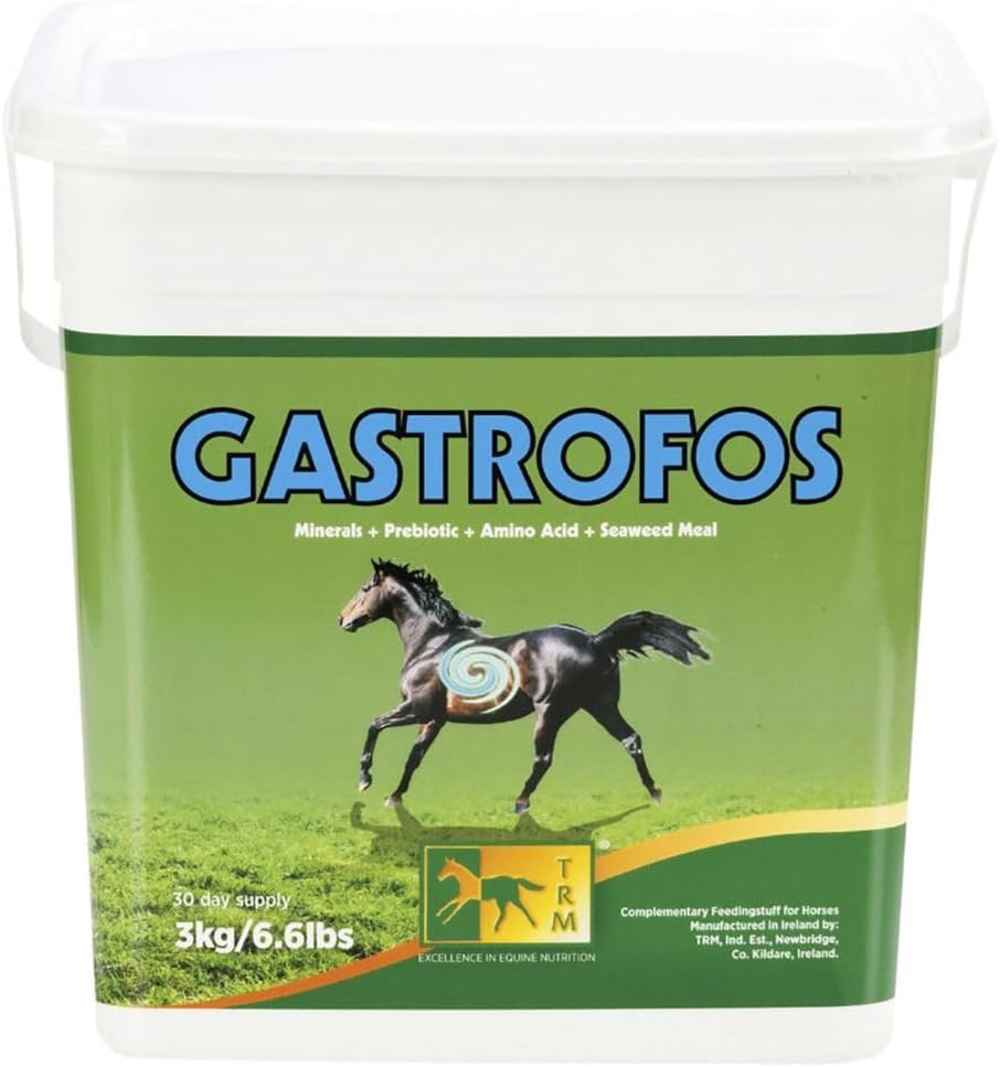 TRM Gastrofos Horse Feed Digestive Supplement for Ulcer Acid Reflux Prevention and Healthy Digestion | Neutralizes Stomach Acid - 6.6 lb (3kg) - 6.6 lb