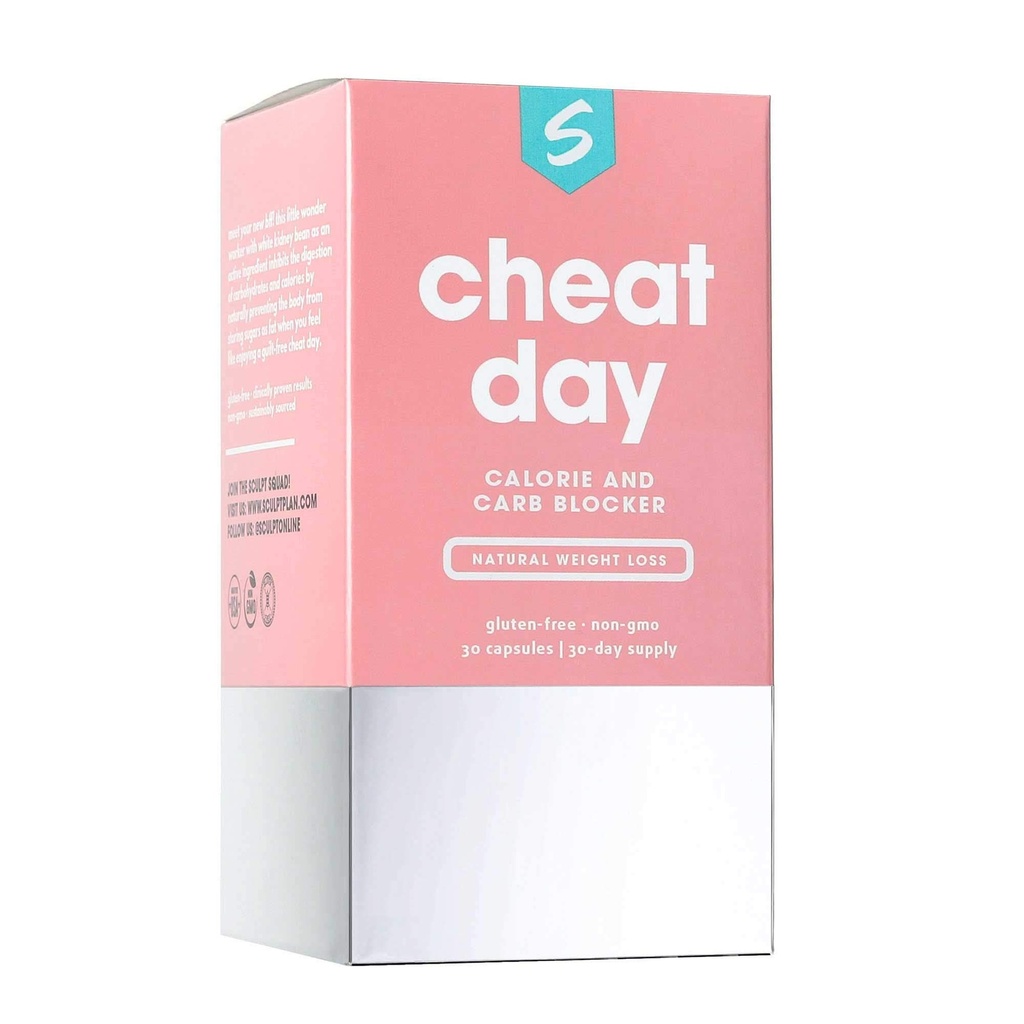 Cheat Day Calorie &amp; Carb Blocker, 30 Cuenta (1-Month Supply)